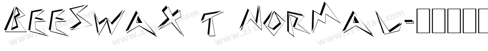 Beeswax T Normal字体转换